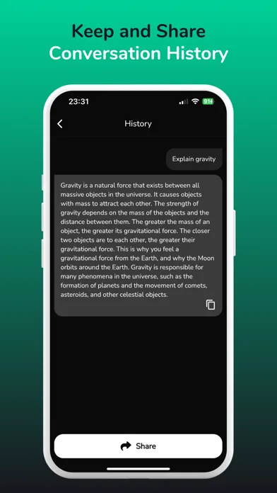 Captures d'écran de Chatty: AI Assistant
