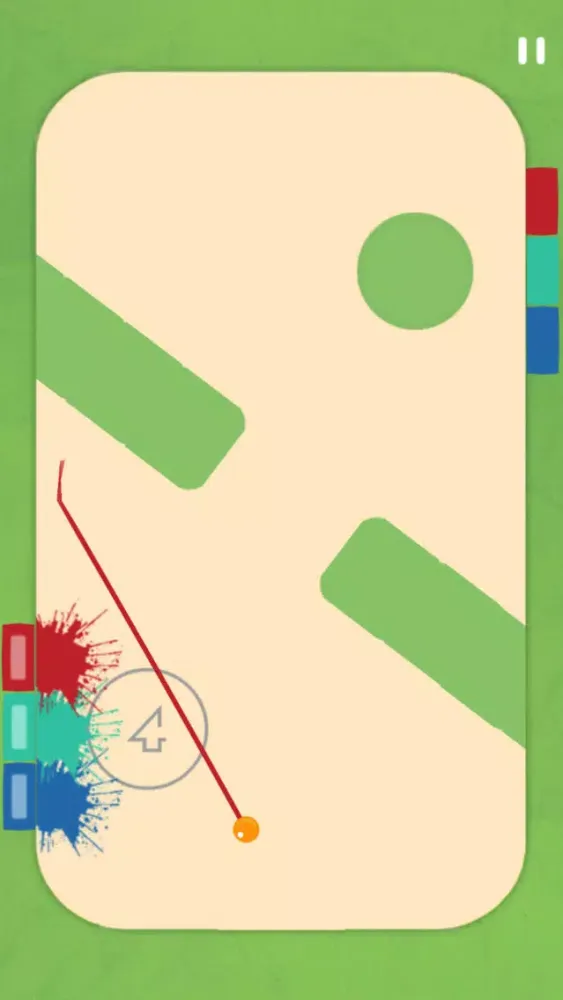 Tangkapan skrin Splash Golf - Colourful Puzzles Fun to Explore