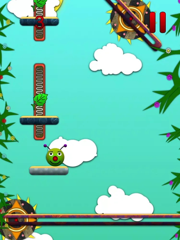 Caterpillar Tap 'n' jump iPad  স্ক্রিনশট