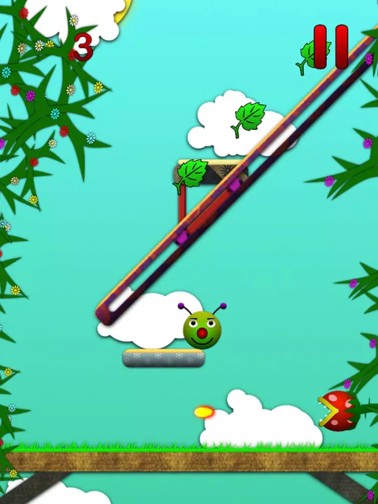 Caterpillar Tap 'n' jump iPad  স্ক্রিনশট