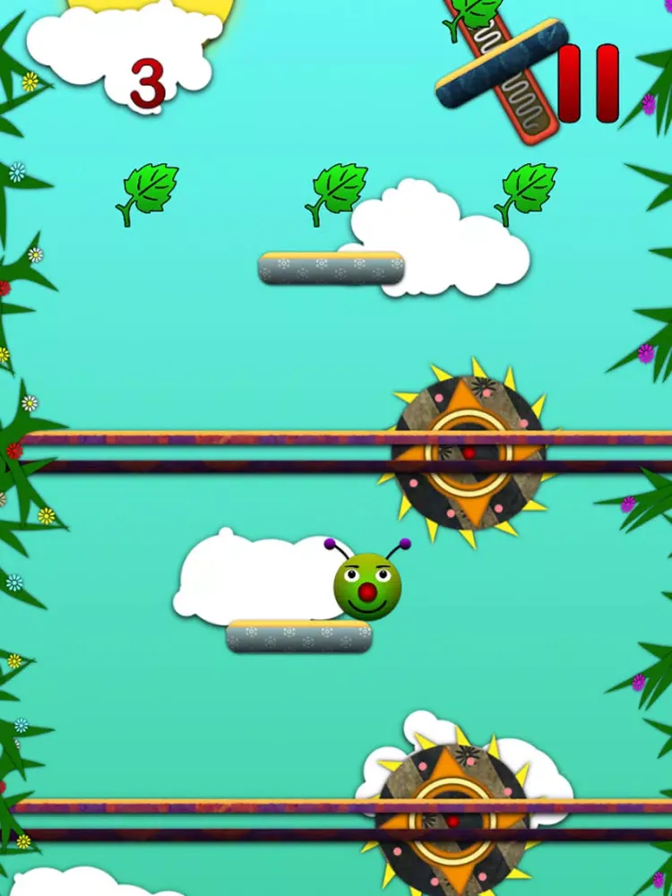 Caterpillar Tap 'n' jump iPad  স্ক্রিনশট