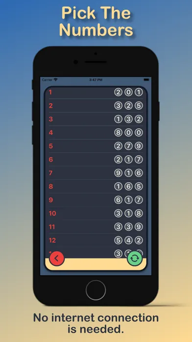 Скриншоты Pick3 and Pick4