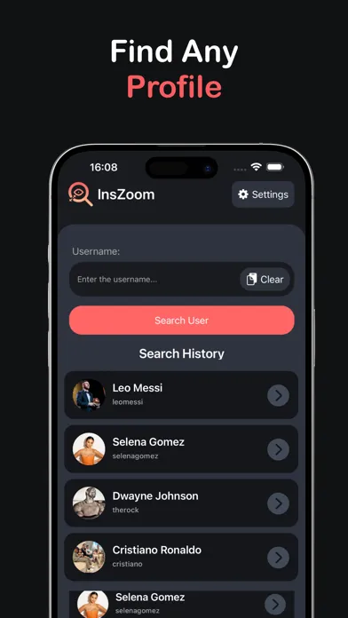 InsZoom: Profile Viewer应用截图