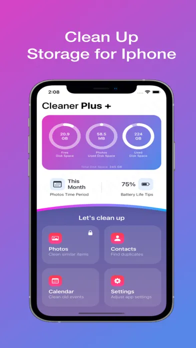 Screenshot di Cleaner Plus : Clean Storage