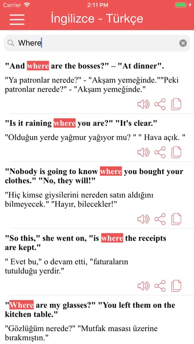 Скриншоты Konuşma Klavuzu - Sözlük
