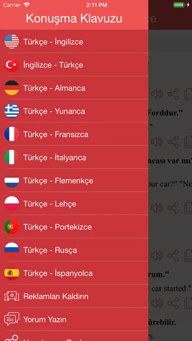 Скриншоты Konuşma Klavuzu - Sözlük
