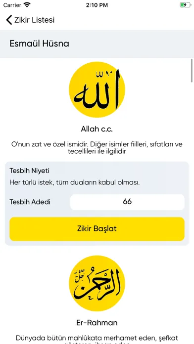 Zikirmatik - Tesbih sayaç Ekran Görüntüleri