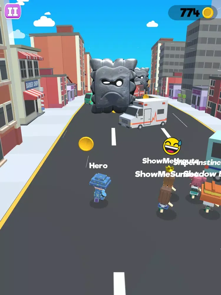 ภาพหน้าจอของ Smashy race 3D iPad 