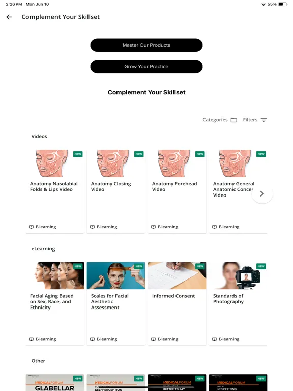MAX Merz Aesthetics Exchange iPad  스크린샷