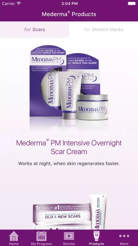 Capturas de tela do My Mederma