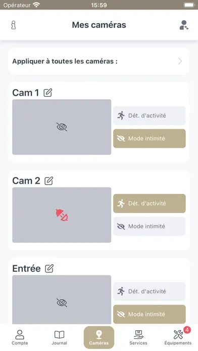 Mes caméras سکرین شاٹس