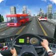 Modern City Bus Driving
