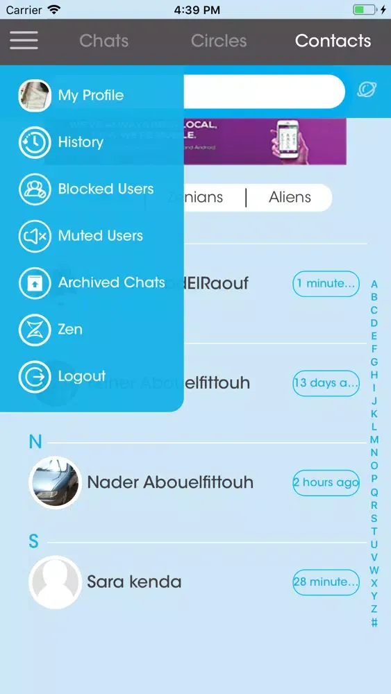 تصاویر ZEN Messenger Lite