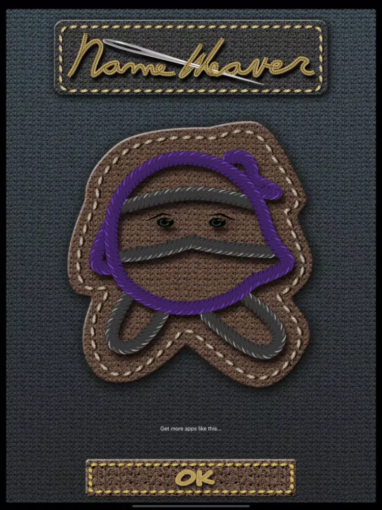 Captures d'écran de NameWeaver: Ninja iPad 