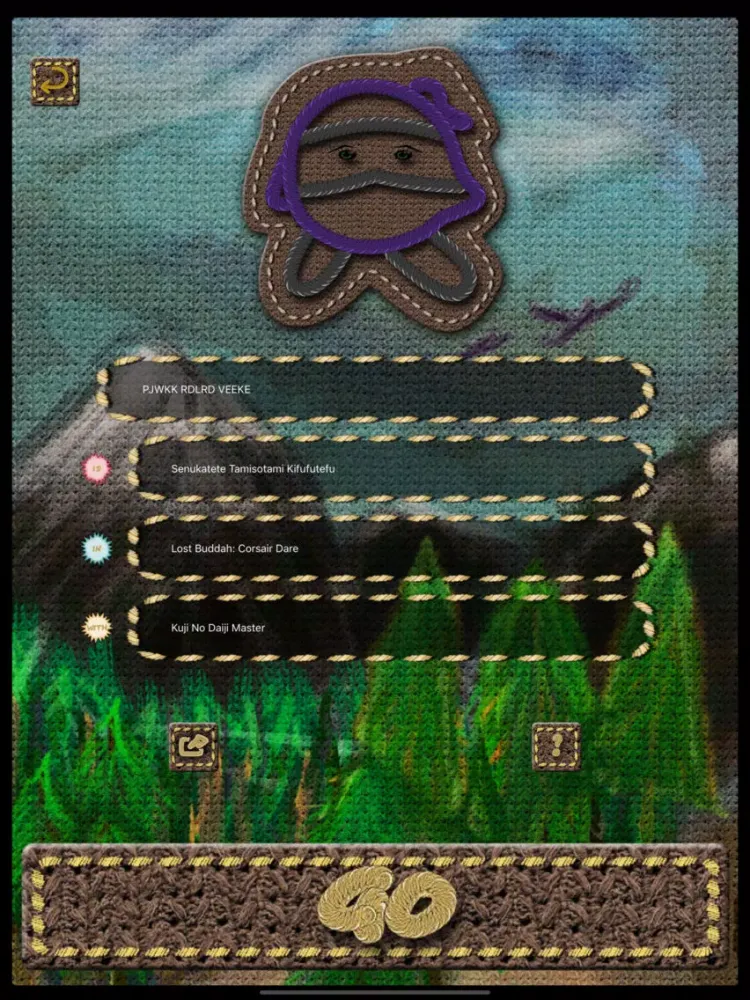 Captures d'écran de NameWeaver: Ninja iPad 