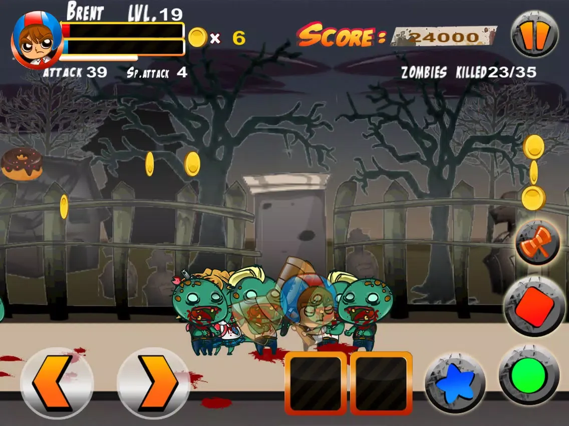 صور Whack The Zombies - Zombie Crushing FUN!!! iPad 