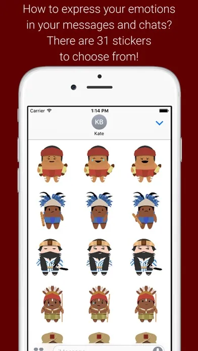 ภาพหน้าจอของ KIDEOS Ten Little Indians Emoticons