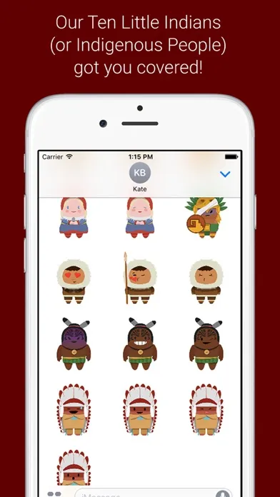 ภาพหน้าจอของ KIDEOS Ten Little Indians Emoticons