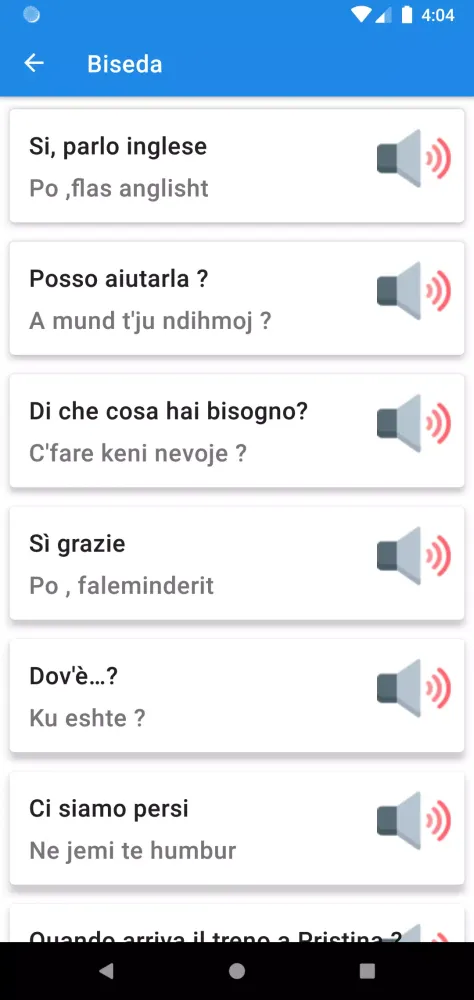 Zrzuty ekranu Meso Italisht