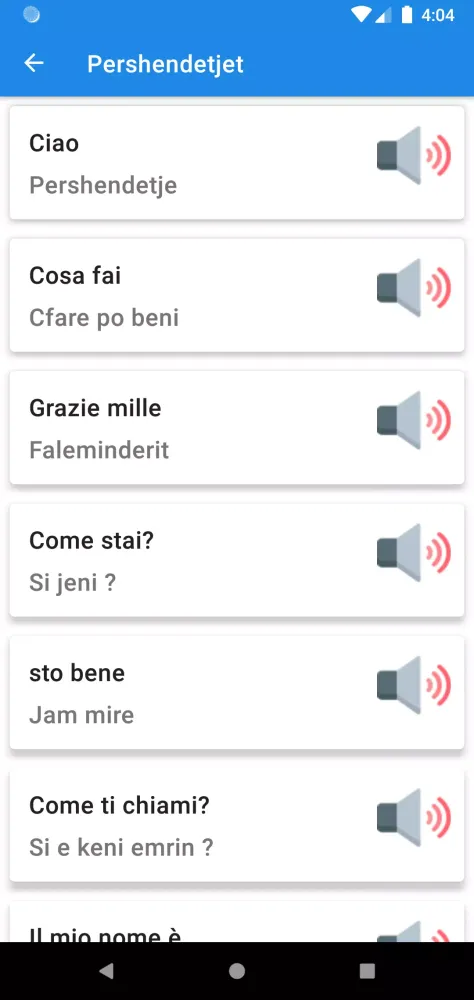 Zrzuty ekranu Meso Italisht