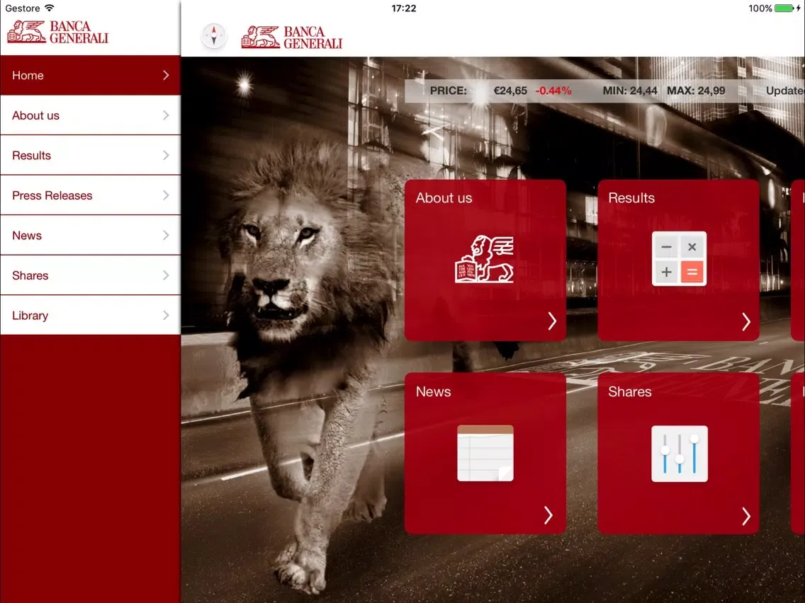 Banca Generali Investor App iPad 应用截图