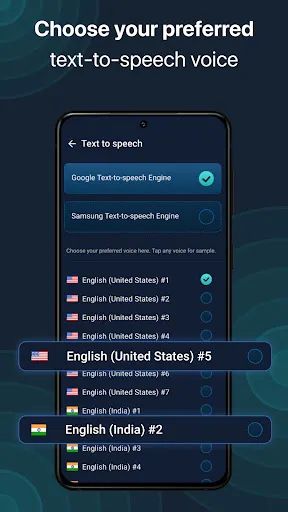 Captures d'écran de Read Aloud Text to Speech TTS