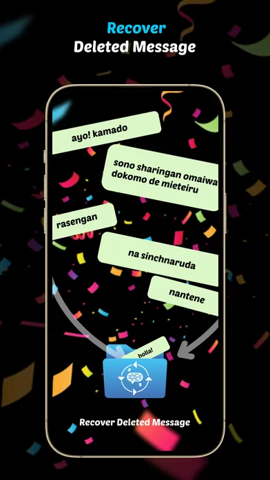 Tangkapan skrin Recover DeIeted Message