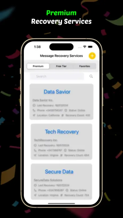 Tangkapan skrin Recover DeIeted Message