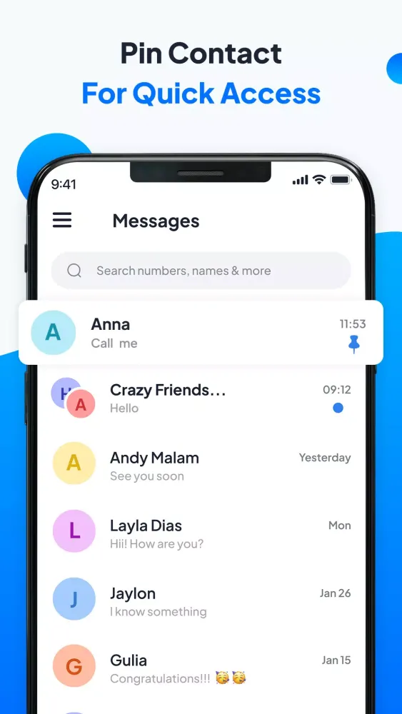 Messages: SMS Text Messenger Screenshots