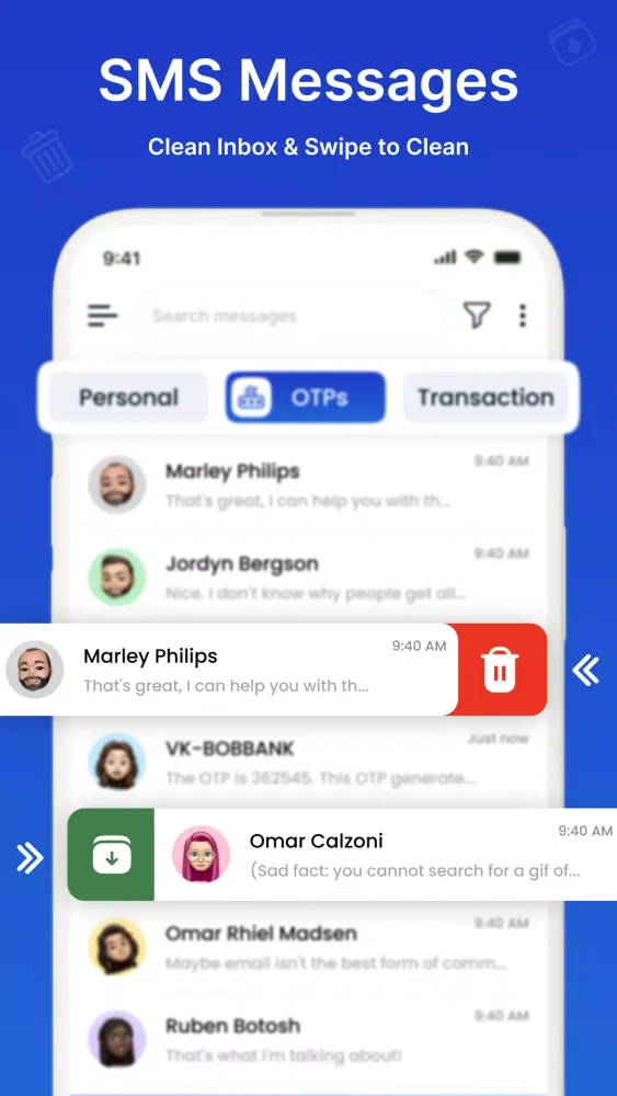 Zrzuty ekranu Messages