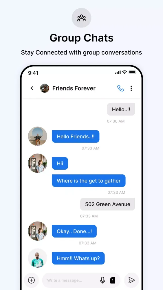Messages - Text SMS App Screenshots