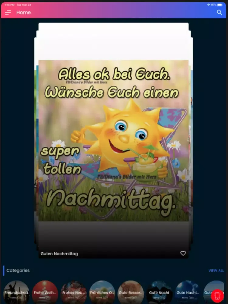 Скриншоты Guten Morgen-Gute Night iPad 