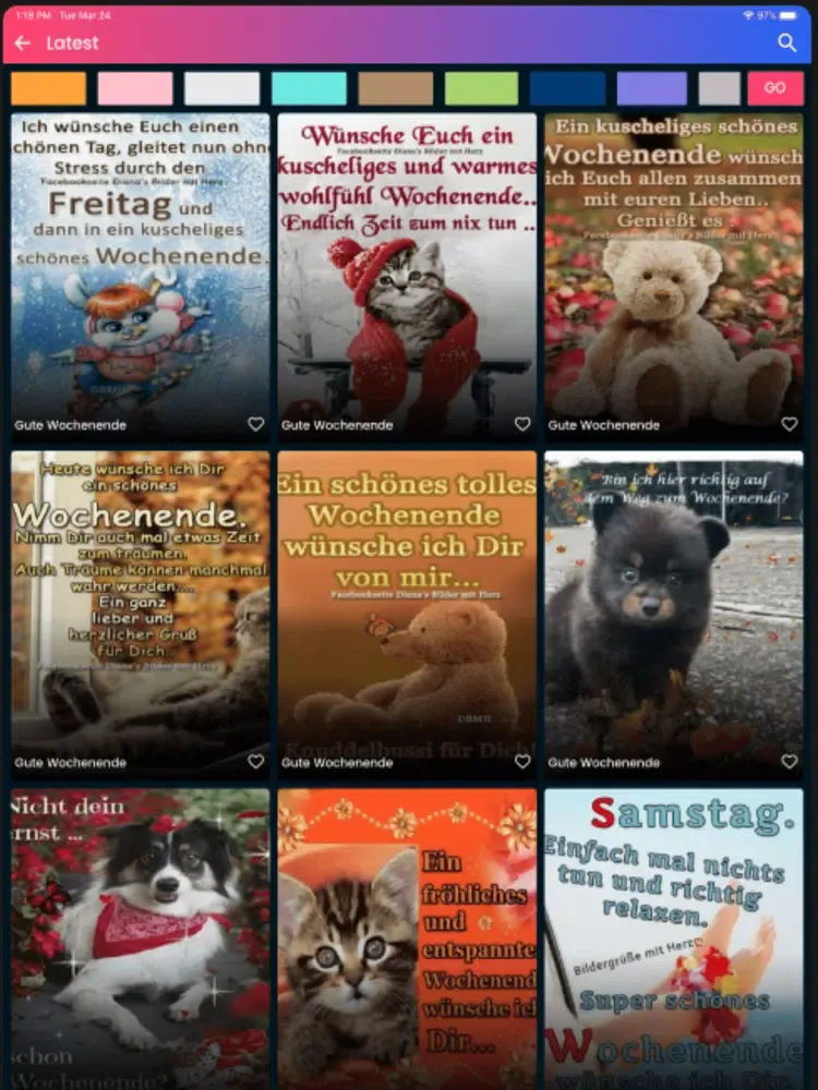 Скриншоты Guten Morgen-Gute Night iPad 