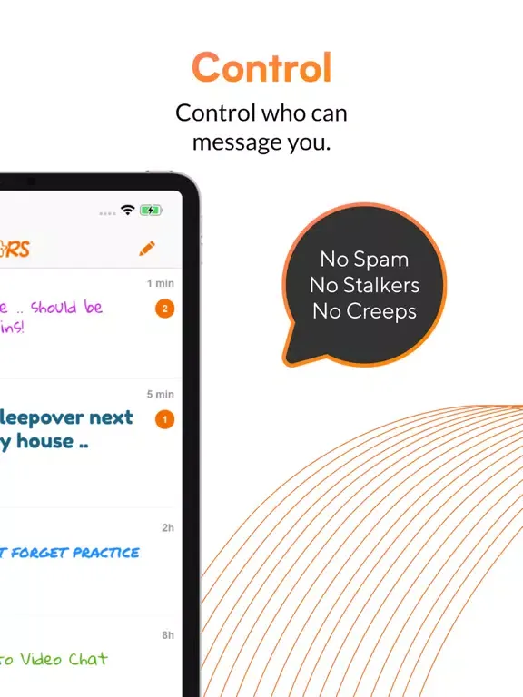 Ảnh chụp màn hình của Juus Private Messenger iPad 