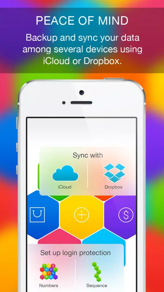 Screenshot di Data MESS - password manager and secure photo vault
