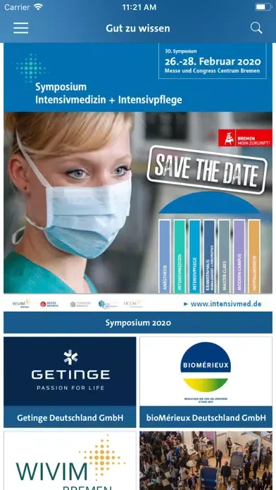 Скриншоты Symposium Intensivmedizin 2019
