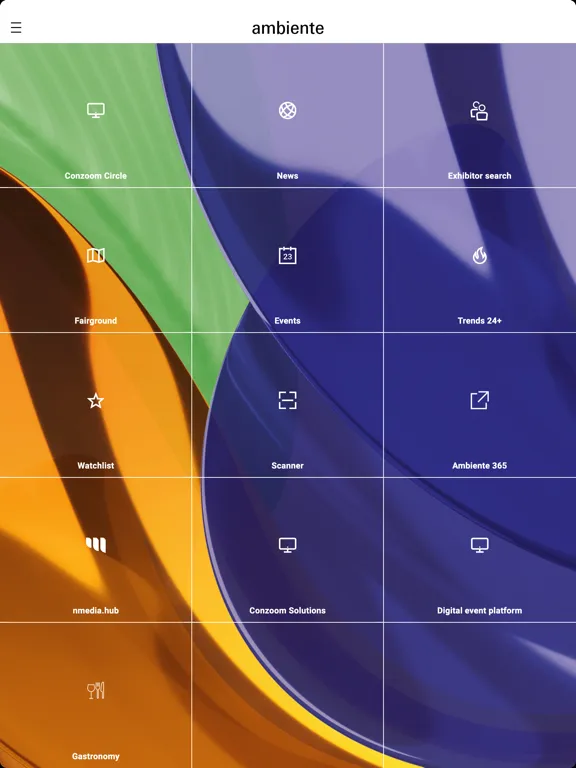 Capturas de pantalla de Ambiente Navigator iPad 