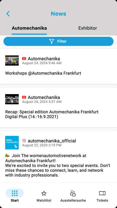 ภาพหน้าจอของ Automechanika Frankfurt