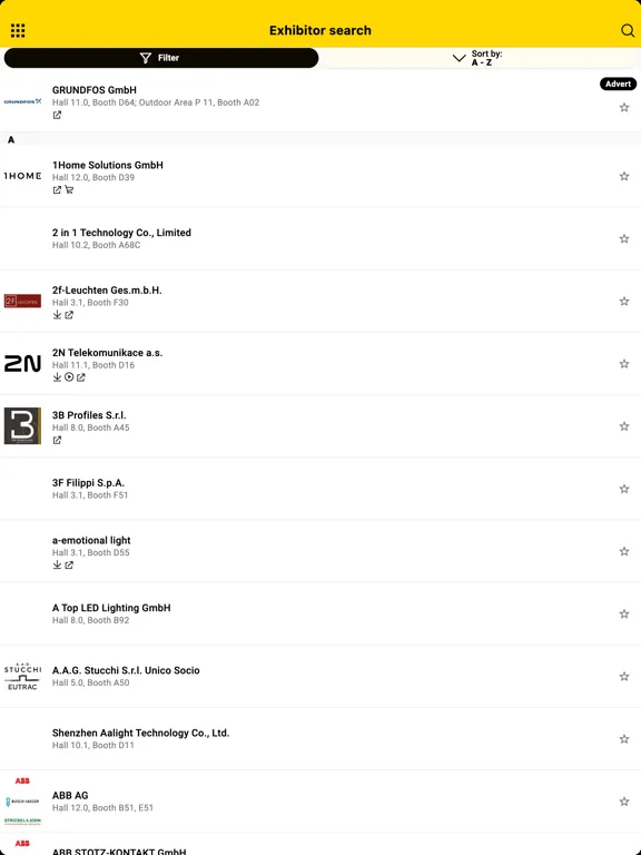 Light + Building Navigator iPad  Screenshots
