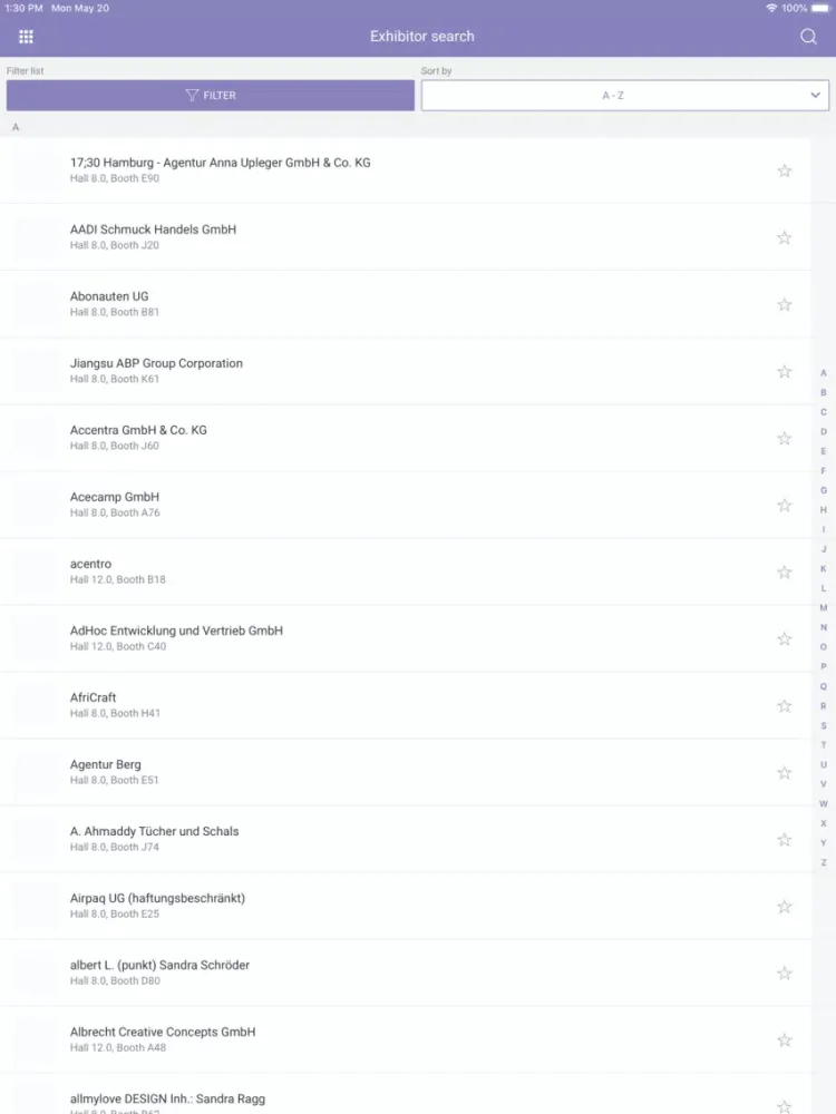 Tendence Navigator iPad  Ekran Görüntüleri