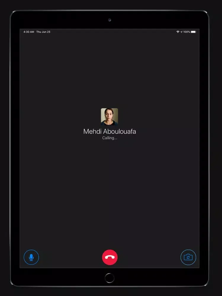Tangkapan layar Monkey GO - Instant Messenger iPad 