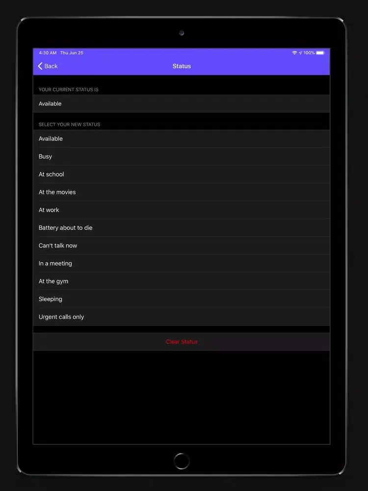 Tangkapan layar Monkey GO - Instant Messenger iPad 