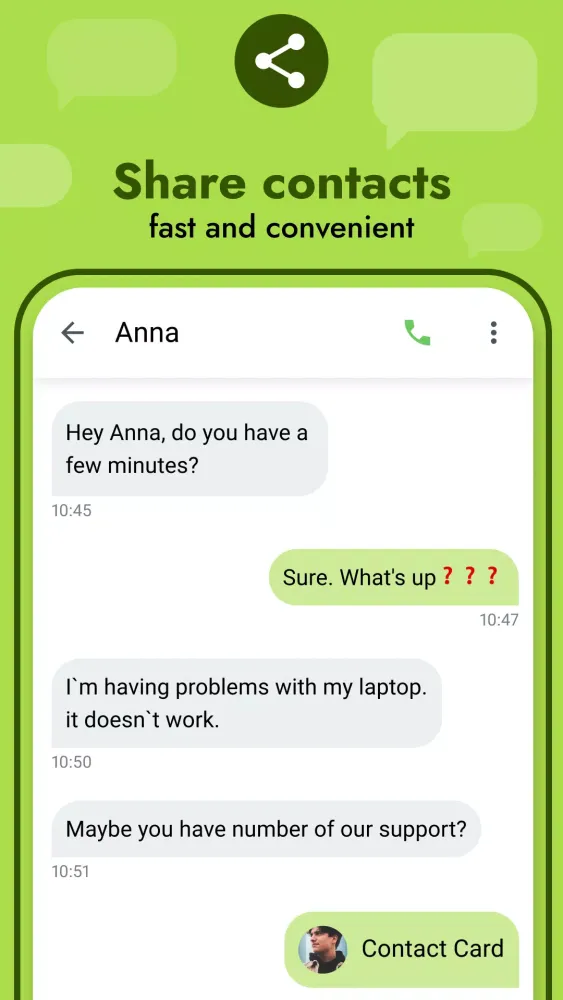 Скриншоты Messages