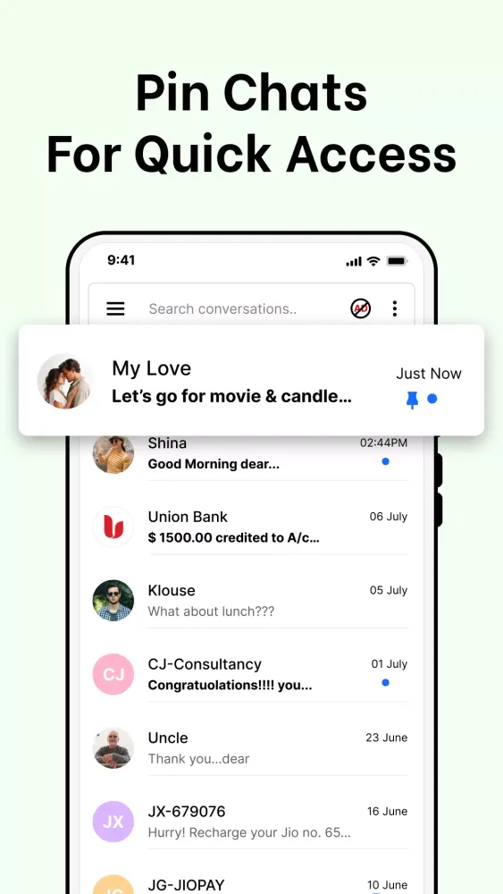 Messenger - Emoji SMS Texting应用截图
