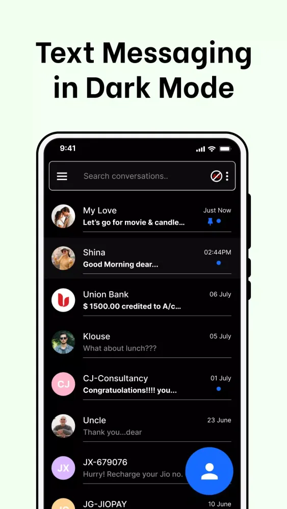 Messenger - Emoji SMS Texting应用截图