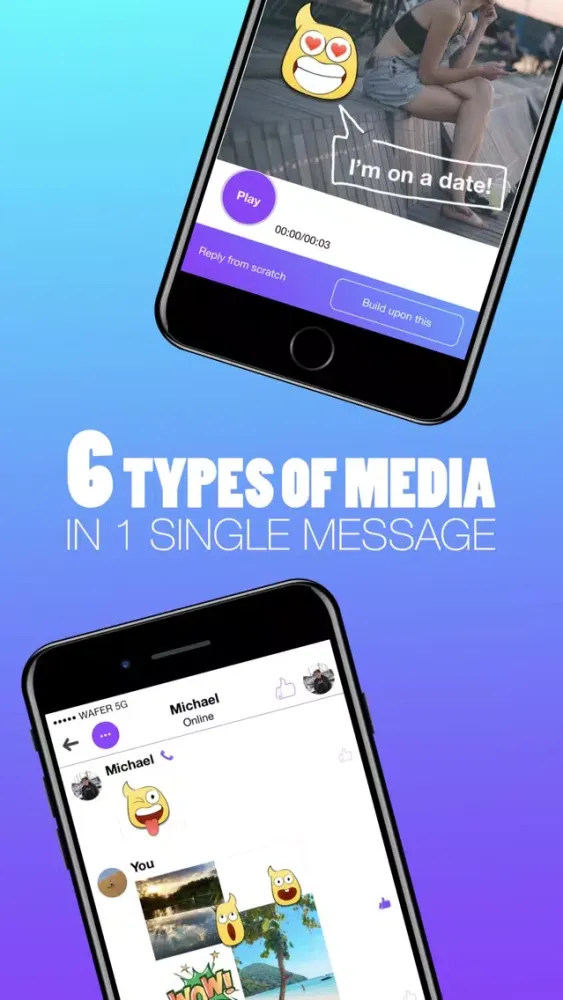 Tangkapan layar Wafer Messenger