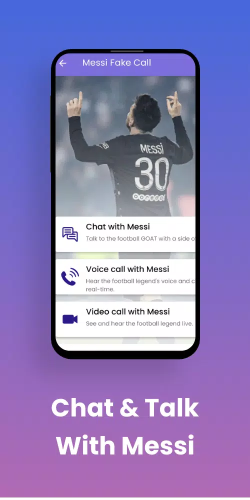 Leo Messi Fake Video Call,Chat Screenshots