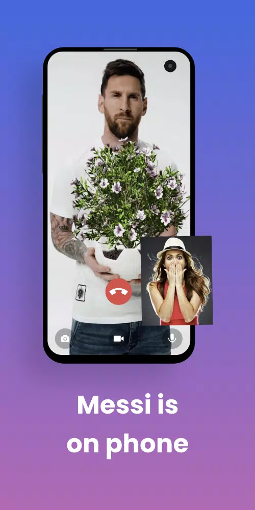 Leo Messi Fake Video Call,Chat Screenshots