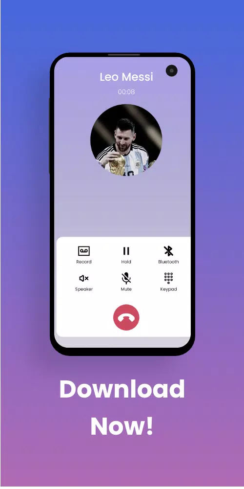 Leo Messi Fake Video Call,Chat Screenshots
