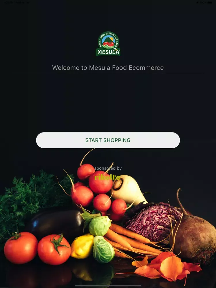 Mesula Food Grocery App iPad  スクリーンショット